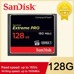 Оригинальный SanDisk CF карта памяти 128 ГБ 64 ГБ 32 ГБ 256 г Extreme Pro Высокий Скорость флэш-карты для DSLR и HD видеокамера для Камера
