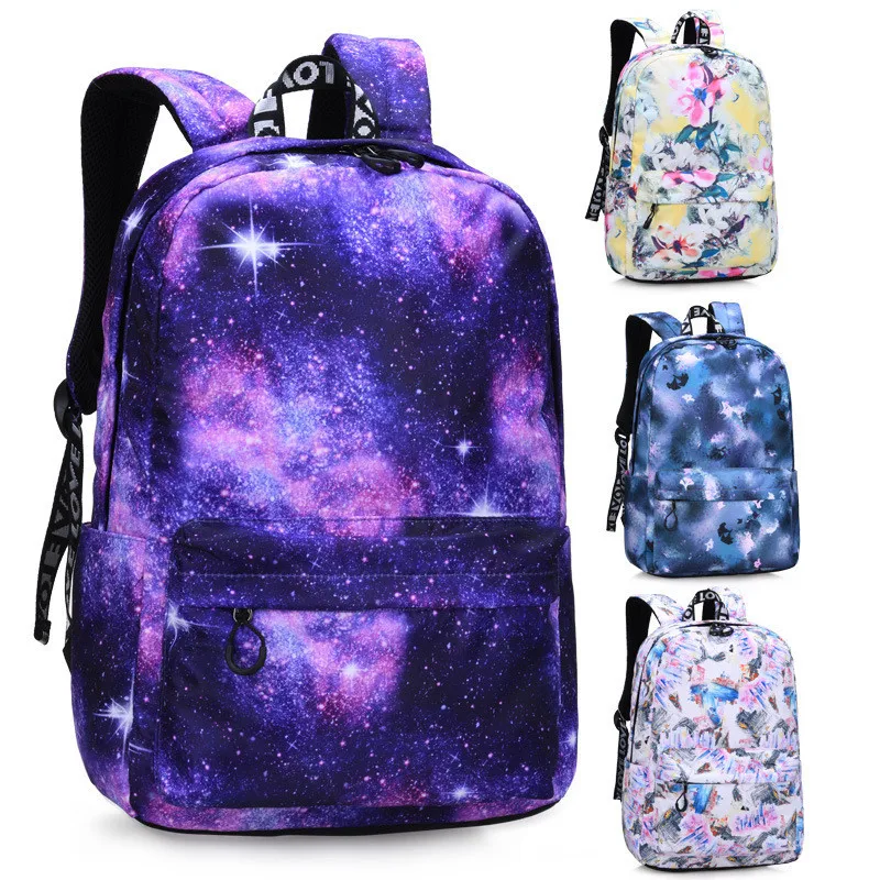 large purple backpack
