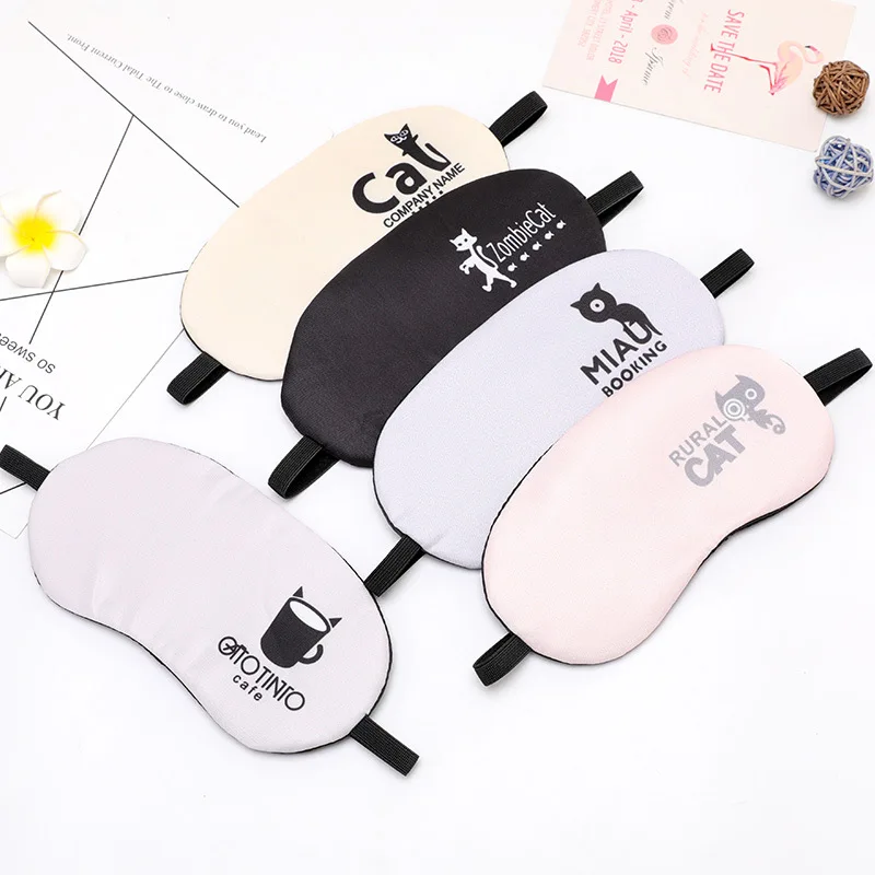 

Cartoon Cat Sleep Mask Eye Mask Eyeshade Eye Patch Soft Blindfold Eyepatch Eye Cover Shade Sleep Shield Polyester Cotton