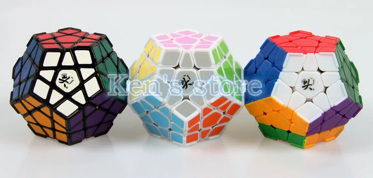 Совершенно DaYan Megaminx Dodecahedron Stickerless Головоломка Куб с угловыми гребнями скорость головоломки Кубики Игрушки для детей