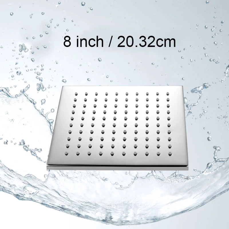 Ультратонкая насадка для душа HIDEEP 8/10/12 дюймов|rainfall shower head|shower headrainfall |