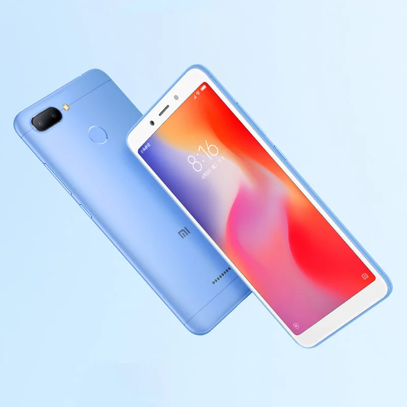 النسخة العالمية Xiaomi Redmi 6 3 GB 32 GB هيليو P22 الثماني النواة CPU 12MP + 5MP المزدوج كاميرات 5.45 \