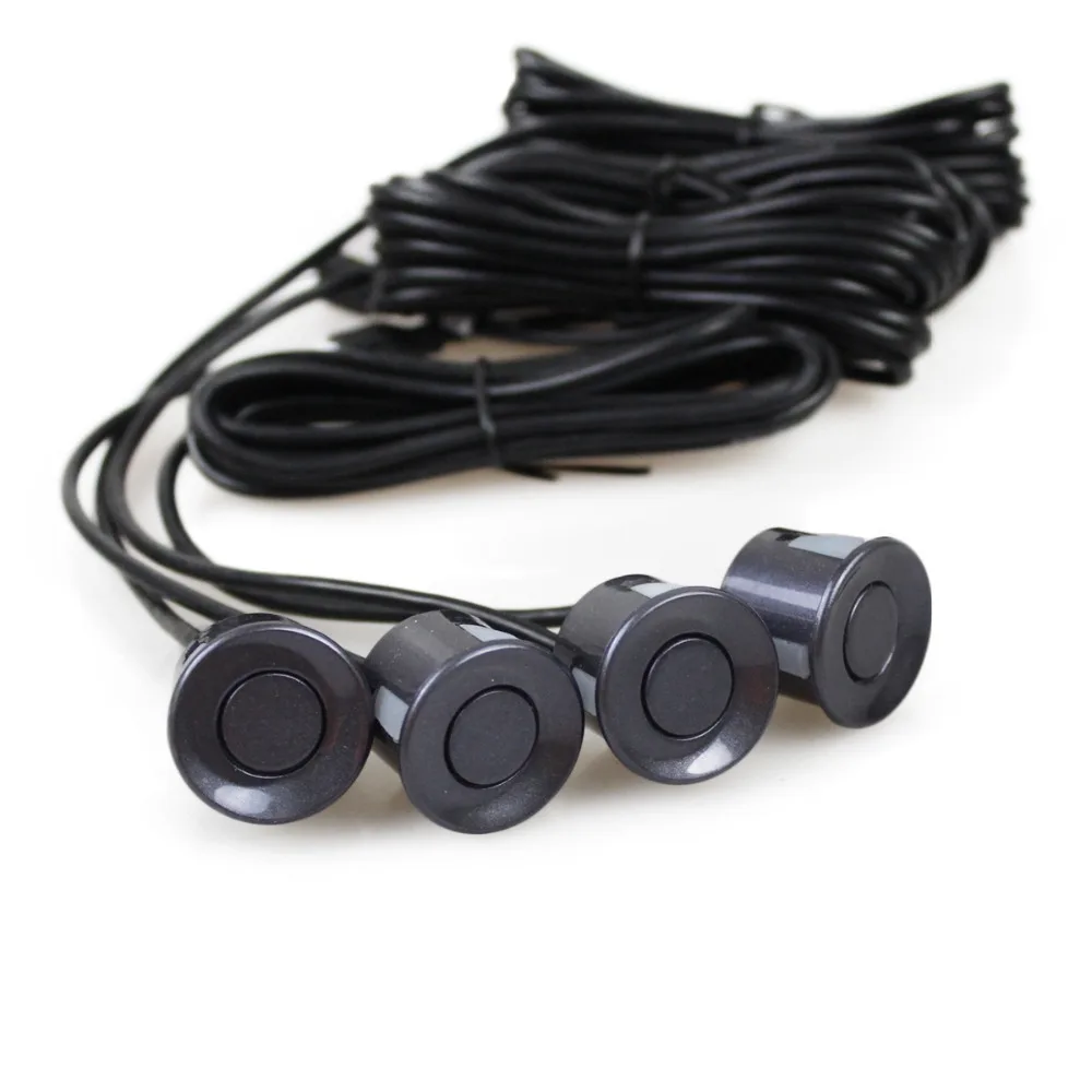 DIYKIT Wholesale 4pcs Assistance Reversing Radar Rrobe Parking Sensors Black Blue Gray Red White Silver Green Yellow