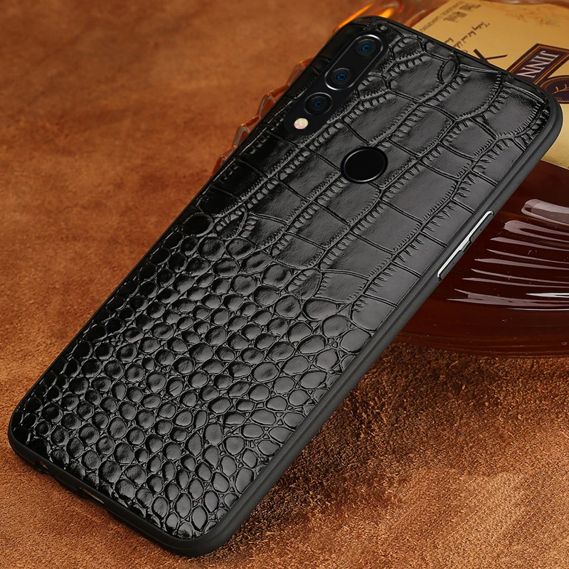 

Original Leather case for Huawei Nova 3 3e 4 Nova2s crocodile pattern Shockproof full protect back cover for Huawei Nova 4 shell