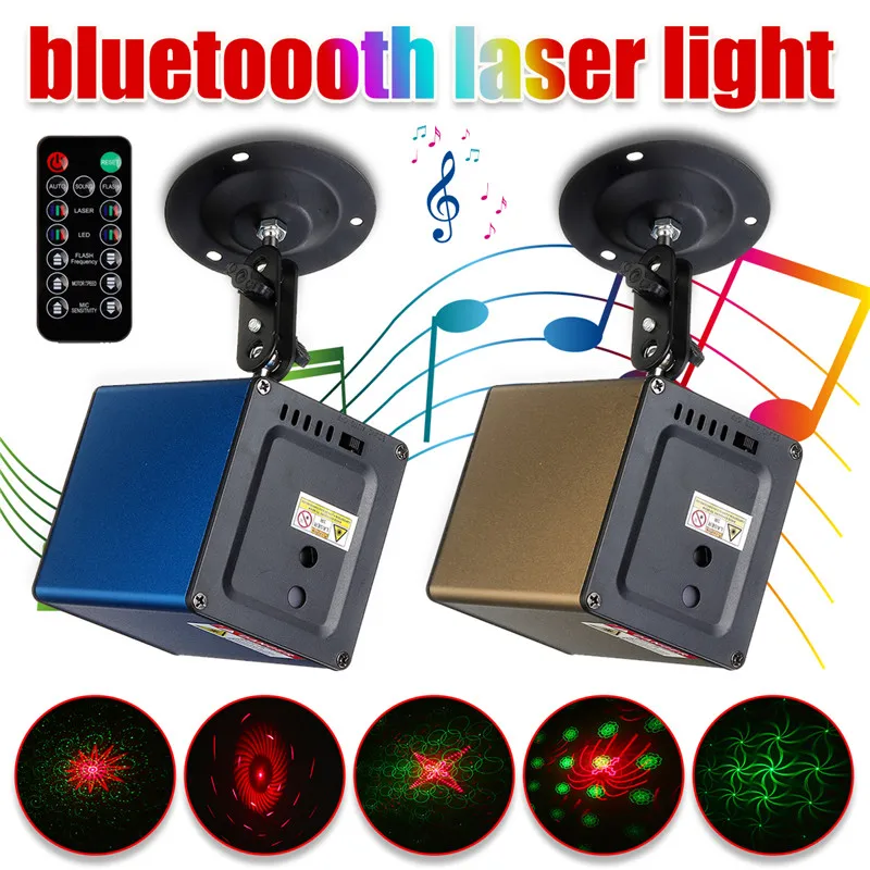 

Laser Projector LED Light Show Sound Activated DJ Laser Light Machine Manual/Remote control Auto Sound mode Home Disco