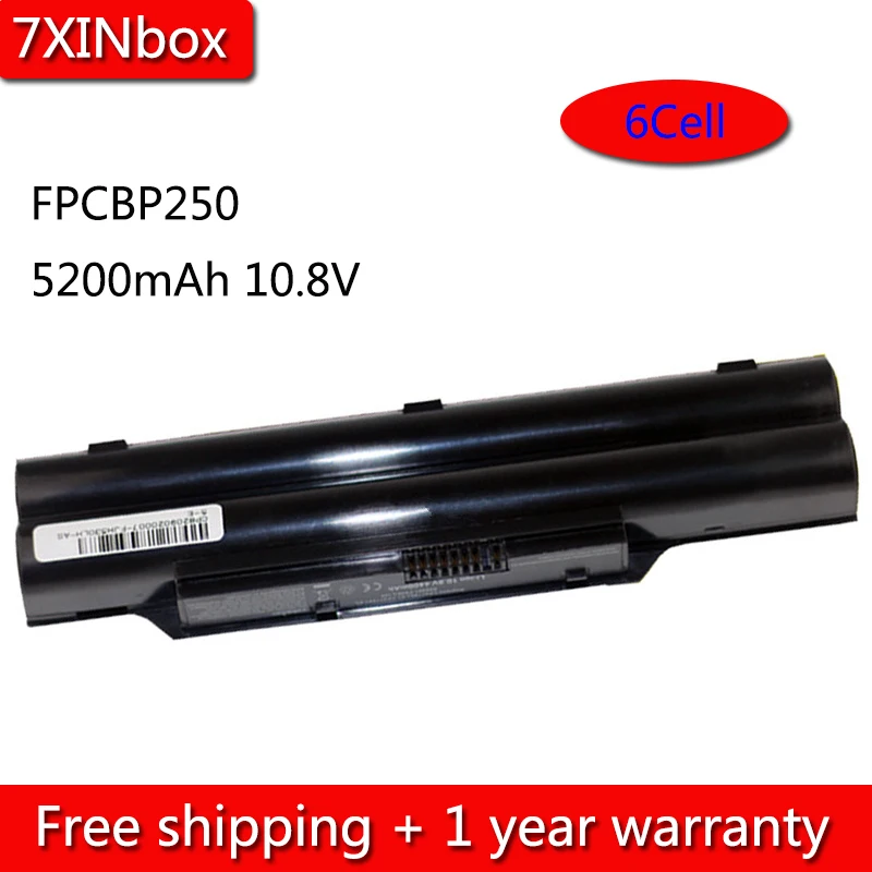 Батарея 7XINbox 6cell 5200mAh FPCBP250 FMVNBP194 для Fujitsu LifeBook A530 A531 AH531 AH530 LH520 LH530 FMVNBP186