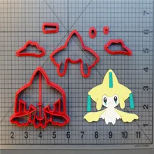 Pokemon Jirachi набор печенья с 3D печатью форма для кекса Jolteon резак
