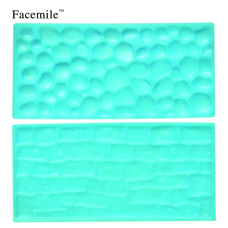 

Stone Rock Pattern Fondant Sugarpaste Gift Decor Cookie Cutter Gum Pastry Sugar Paste Baking Mould