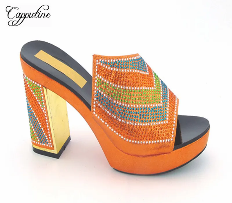 Capputine New Fashion African Rhinestone Leisure Italian