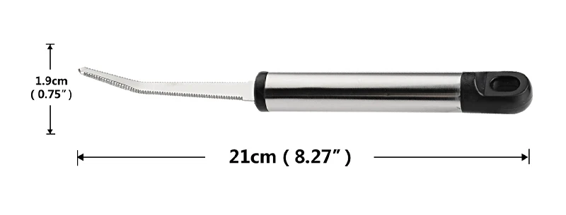1 шт. зубчатых столовых Нержавеющая сталь нож для очистки цитрусовых с отверстием для подвешивания нож «грейпфрут» очистки фруктов и овощей Совок творческая фрукты инструменты Кухня гаджеты