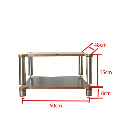 HIFI аудио динамик сабвуферный усилитель декодер усилителя разделенная версия деревянная рама стойка оборудование амортизатор штатив полка ножка - Цвет: 2 Layer Height 1