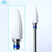 Керамические сверла для ногтей для электрического маникюрного станка, аксессуары для маникюрных инструментов, пилочка для ногтей, фрезер для педикюра, фрезы для ногтей