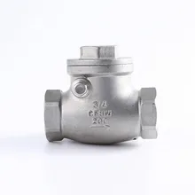 3/" дюймовый DN20 Нержавеющая сталь обратный клапан 2 способ воды обратный клапан внутренняя резьба невозвратный клапан