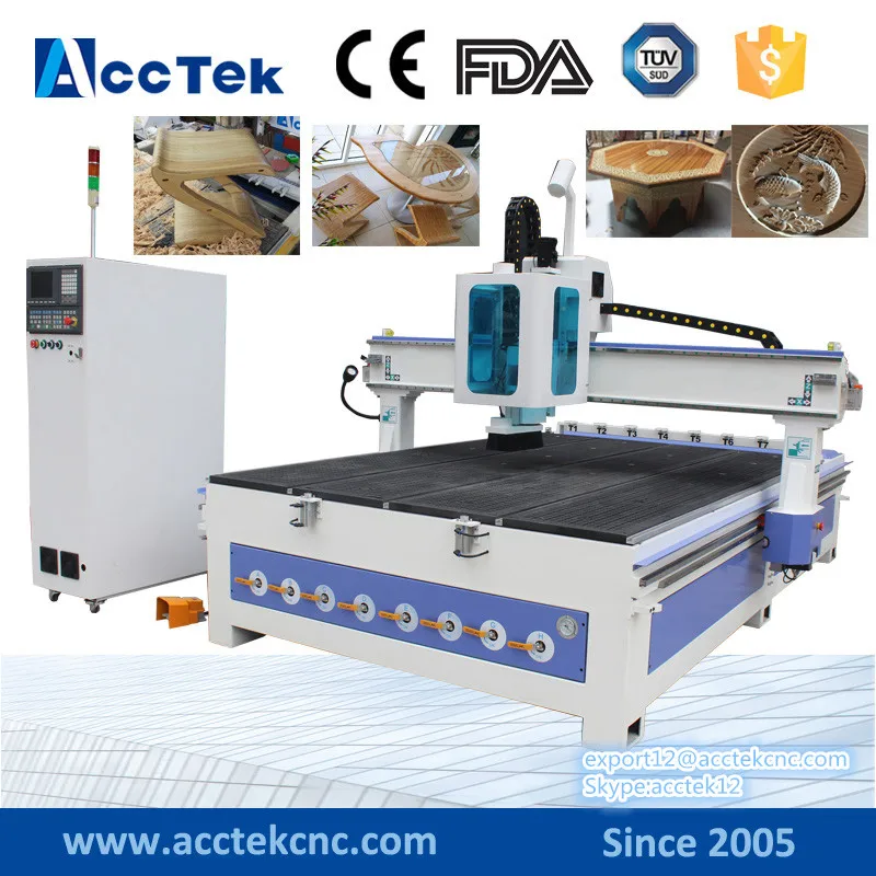 

Weihong NK260 linear atc wood cnc routers CNC machine with tool Magazine 3d cnc engraving
