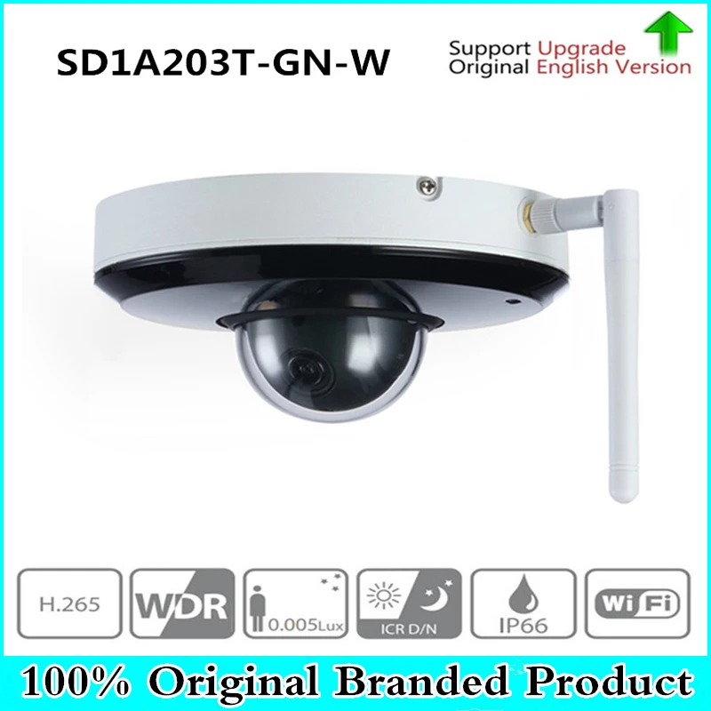 

DH SD1A203T-GN-W 2MP 1080P 3X Optical Zoom Starlight IR PTZ Wi-Fi Wireless Network Camera IR 15m Night Vision WDR IVS IP66