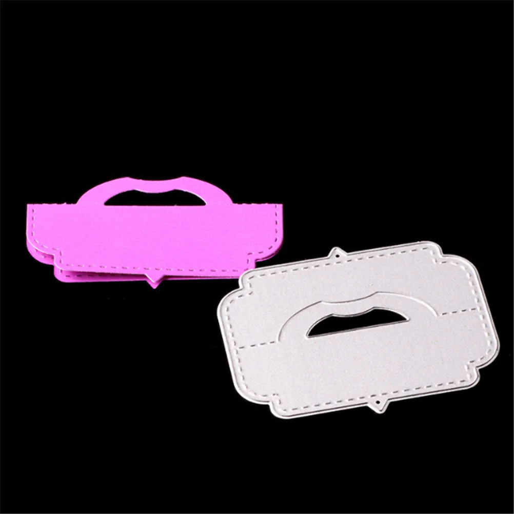 

art cutter metal cutting dies gift card box pack bag topper head handle Scrapbook paper craft emboss knife mould blade punch