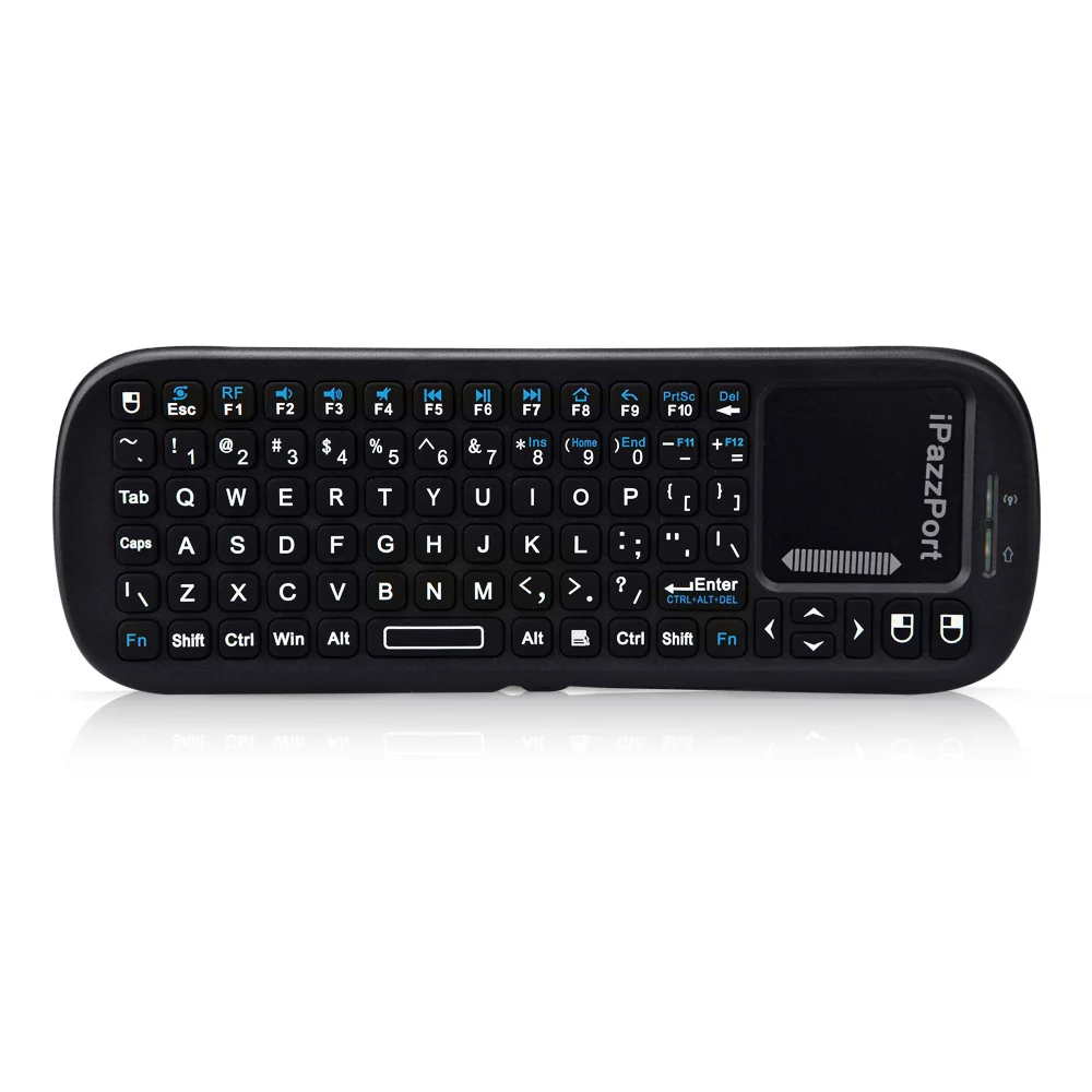 Беспроводная мини клавиатура 2 4G RF QWERTY с тачпадом Air Mouse USB игровая для Android TV Box Tablet
