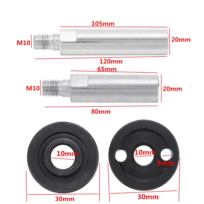 Сталь M16 мама к M10 наружная резьба разъем угол адаптер шлифовальной машины шатун