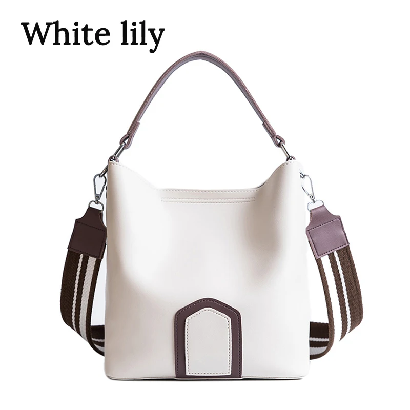White Lily Fashion Casual Shoulder Bags For Women Soft Hasp Single
