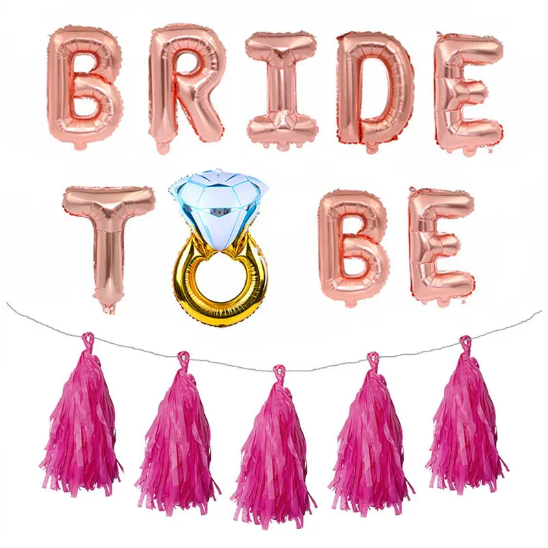 

Wedding Decoration Letter Foil Balloon Mr Mrs Bridal Shower Team Bride To Be Balloon Decor Hen Party Bachelorette Party Supplies