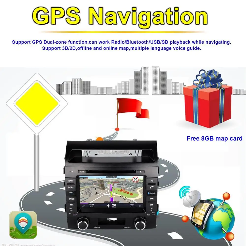 Cheap Android 8.0 Octa Core 4GB RAM Car Radio Stereo For Toyota Land Cruiser Lc200 2004-2015 GPS Navigation DVD Multimedia Player 6 Cheap Android 8.0 Octa Core 4GB RAM Car Radio Stereo For Toyota Land Cruiser Lc200 2004-2015 GPS Navigation DVD Multimedia Player 6