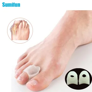 

6 Pcs Silicone Gel foot fingers Toe Separator thumb valgus protector Bunion adjuster Hallux Valgus Guard feet care Massage C524