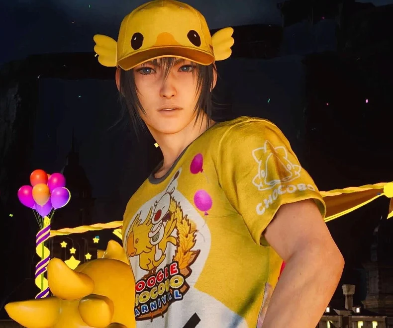 FF15 Moogle Chocobo футболка шапки Final Fantasy XV ноктис люцис кэлум карнавальные футболки мужская рубашка с коротким рукавом повседневные футболки