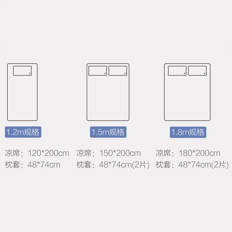 Xiaomi Como, летний коврик из волокна, набор простыней, летний классный коврик, покрывало для кровати, спальный матрас, защитный матрас, Набор чехлов для матраса