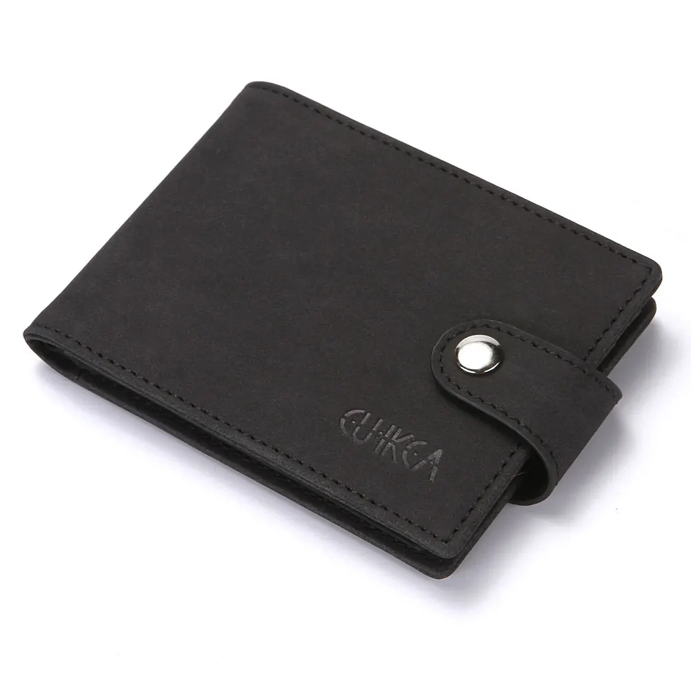 

Brand New Leather Short Men's Wallets Male Money Purse Zipper Small Wallet Card Holder Slim Purse Money Wallets