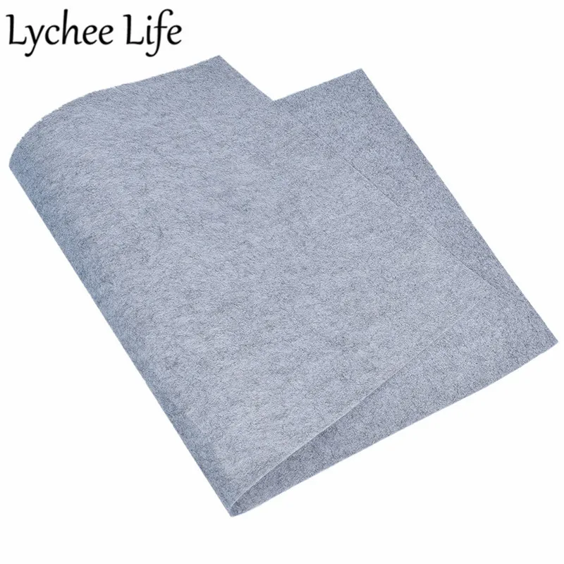 

Lychee Life Wool Felt Fabric Solid Color 45x90cm Polyester Fabric DIY Handmade Home Sewing Clothes Bags Supplies Decoration