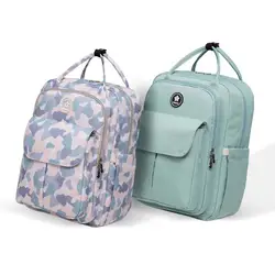 Модные Heine пеленки светлый Водонепроницаемый Мумия одноцветное множественный рюкзак мешок большой Ёмкость путешествия кормящих сумка