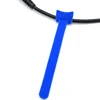 Attaches de câble réutilisables, 20 pièces, ruban adhésif de type T, crochets et boucles, attaches de câble dos à dos, harnais de fil solide, cravate magique ► Photo 3/6