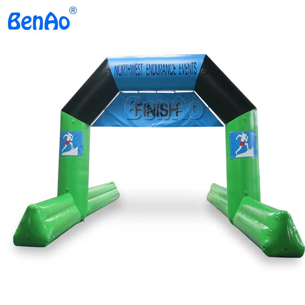 

R073 BENAO Advertising Promotional Inflatable Arch With LOGO Print, Inflatable Archway / Finish line / Start Entrance For Match