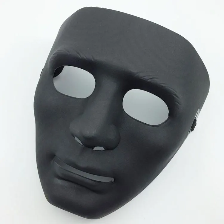 Маскарадная маска на Хэллоуин для мальчиков в стиле хип-хоп; реквизит для Бала; карнавальный костюм; маски для костюмированной вечеринки; Страшная однотонная маска на все лицо для взрослых