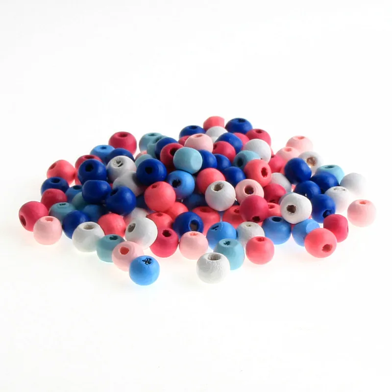 Деревянные бусины для детей 6/8/10 мм|spacer beads|wooden beadsbeads beads |