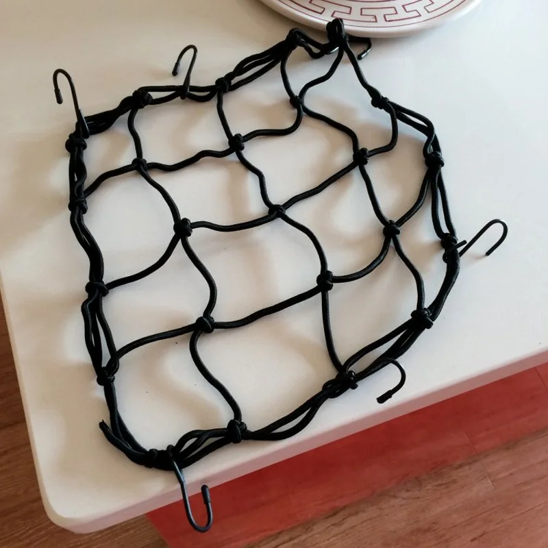 30*30CM moto Motorcycle Elastic Multiple USD casco Helmet Holder Luggage Net Tank Mesh Cargo Bungee for ATV Bike motorcycle helmet holder