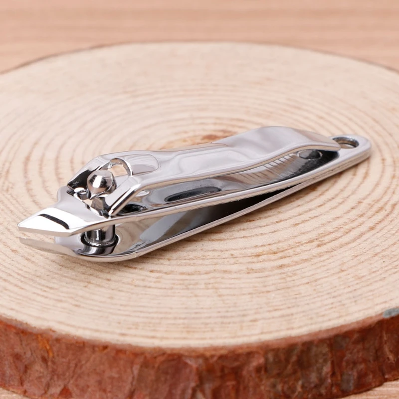 Regular Oblique Stainless Steel Nail Clippers Finger Toe Trimmer Manicure Nail Scissors Tool New Hot By