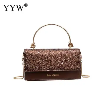 

YYW Red Glitter Evening Party Clutch Bag Fashion Handbag Women Luxury Purse Bags Black Pochettes Argente Wedding Crossbody Bag