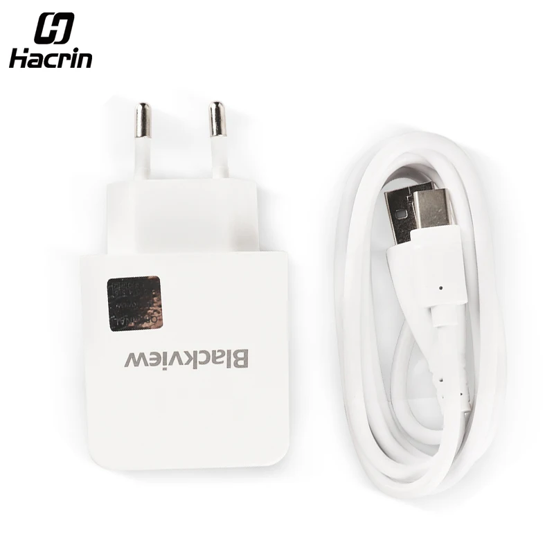 

For Blackview BV8000 Pro EU Charger Travel Fast Charging Head With 1M Type-C USB Cable Data Cables For Blackview P2 / P2 Lite