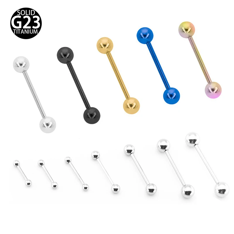 

1Pc Surgical Steel Barbell Tongue Rings Industrial Piercing Gothic Ear Cartilage Earrings Nipple Ring Piercings Body Jewelry