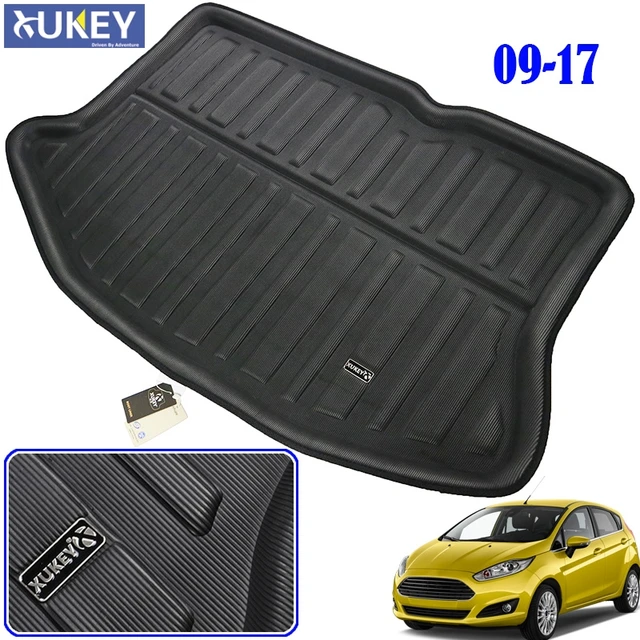 Fit For Ford Fiesta Hatchback Boot Liner 2009 2017 Rear Trunk Mat Cargo