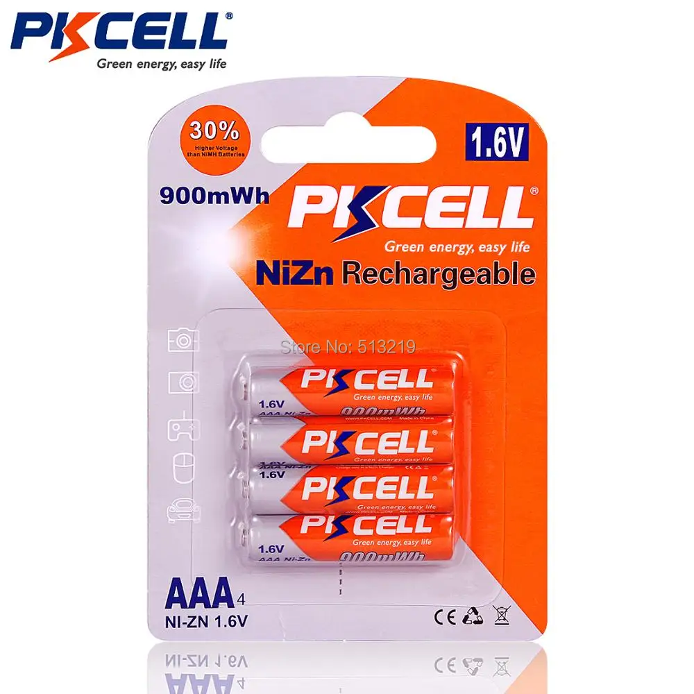 Microfone de Rádio Recarregável + 1 Aaa em 900mwh para Brinquedos Pkcell Pack Pcs 1.6 v Bateria 2500mwh Ni-zn aa Pilhas 1 - 4 - Image 5
