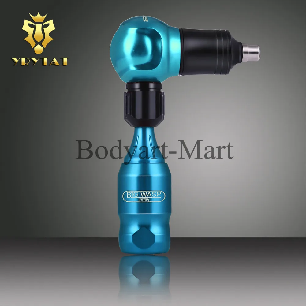 

Original HUMMINGBIRD BRONC V3 Rotary Motor Tattoo Machine With BIGWASP Needle Cartridge Grip Pen Supply Blue - BRT02