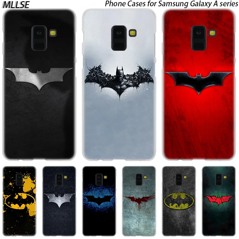 

MLLSE Batman Logo Hard Case for Samsung Galaxy A10 A20 A30 A40 A50 A70 A20E A2 CORE M10 M20 M30 Hot Fashion Cover