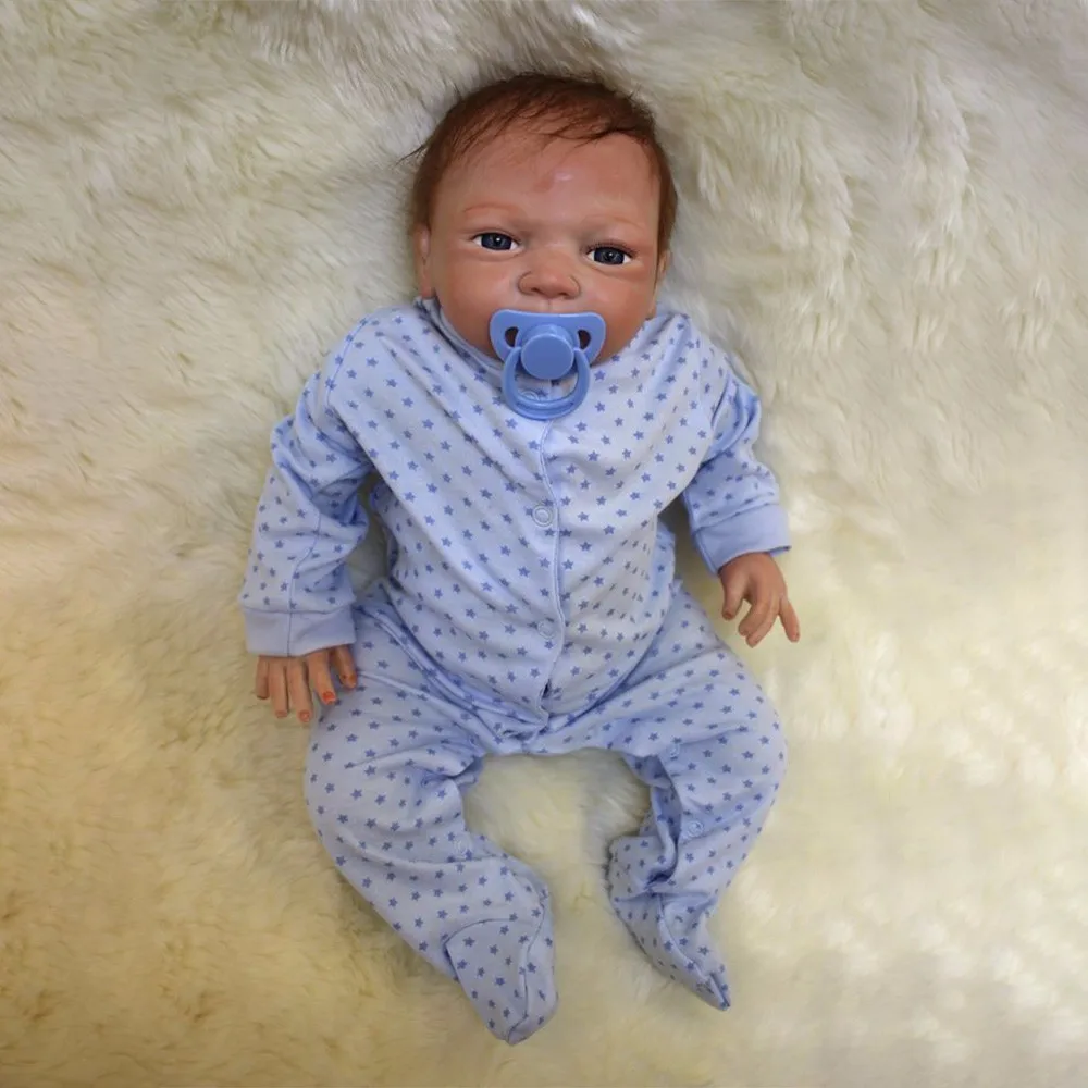 Русская Детская кукла Reborn 46 см 18 11 дюймов силиконовая PP Хлопок тело Реалистичная
