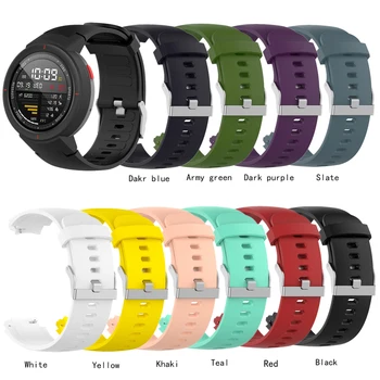

Wristband Strap for Huami 3 Amazfit Verge (A1801) Smart Watch Replacement Silicone Watch Band Bracelet for Huami Amazfit Verge