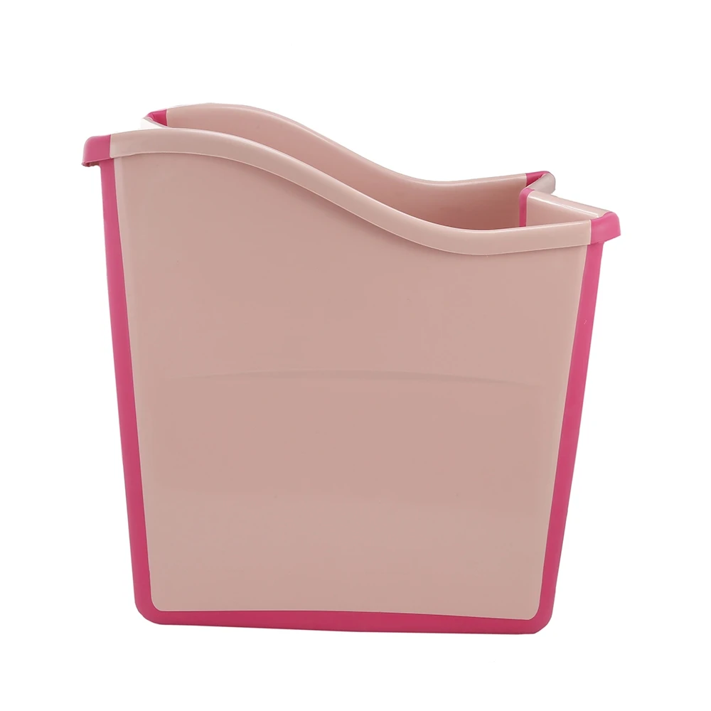 New Kids Large Folding Baby Bathtub Thickened Vertical Bath Bucket Baby Tubs Bath Wash Cup Shampoo Cup Splashing Cup for Washing