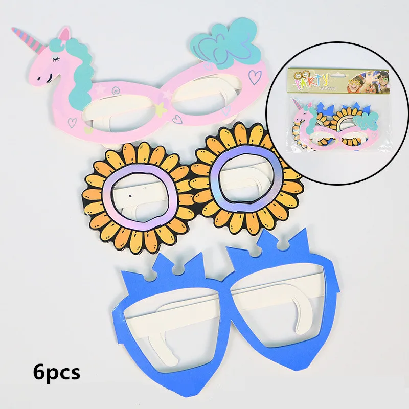 Children's Birthday Party Supplies Baby Decorative Masks Festival Dress Up Halloween Goggles Atmosphere Paper Funny Mask qq039 (3)