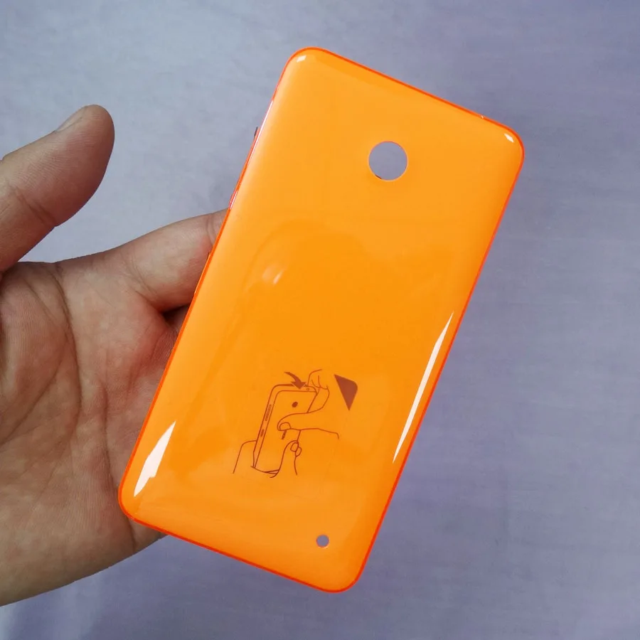 Чехол для Nokia lumia 630 635 636 638 RM 978 RM-1020 RM1027 чехол на заднюю панель батарейного отсека Матовый и глянцевый чехол на дверь всех цветов