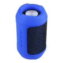 Portable Bluetooth Speaker ABS Plastic Woven Fabrics Surface Ture Wireless Stereo Speaker FM Radio BS-116 MP3 Player for xiaomi